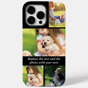 Replace text and photos with your own Case-Mate iPhone 14 pro max case