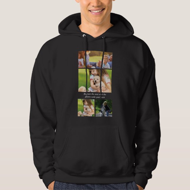Replace text and photos with your own hoodie (Front)