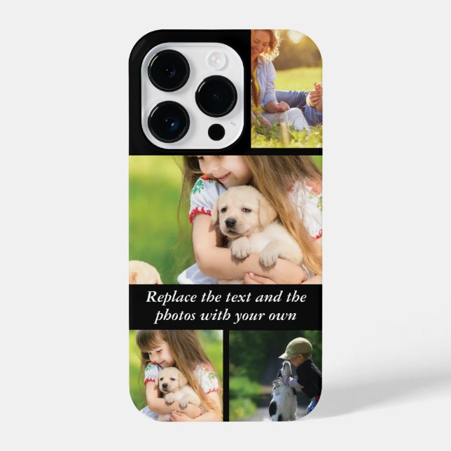 Replace text and photos with your own iPhone case (Back)