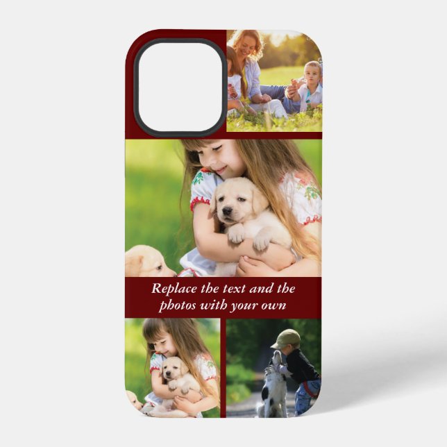 Replace text and photos with your own iPhone case (Back)