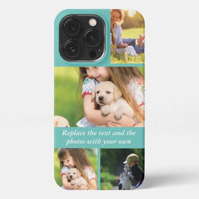 Replace text and photos with your own iPhone case (Back)