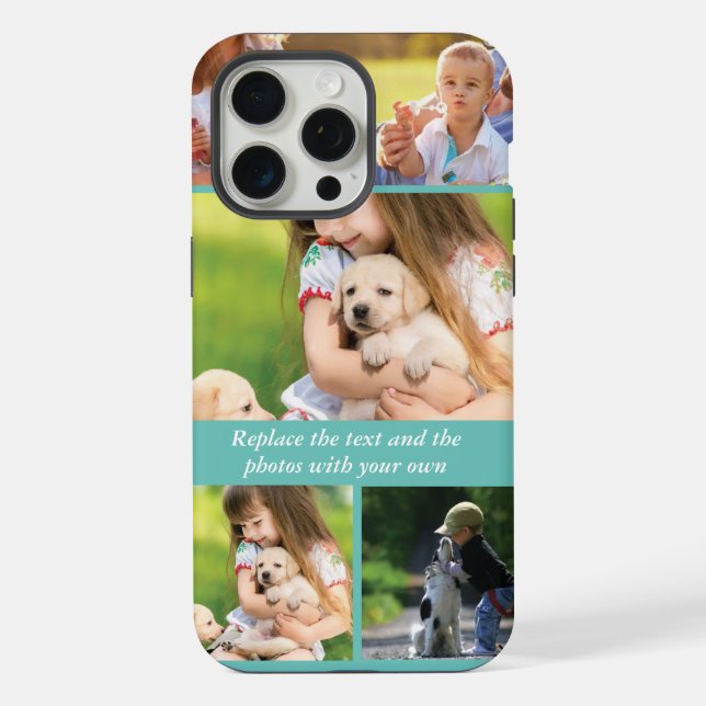 Replace text and photos with your own iPhone case (Back)