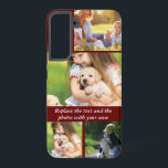Replace text and photos with your own samsung galaxy case<br><div class="desc">Replace text and photos with your own</div>