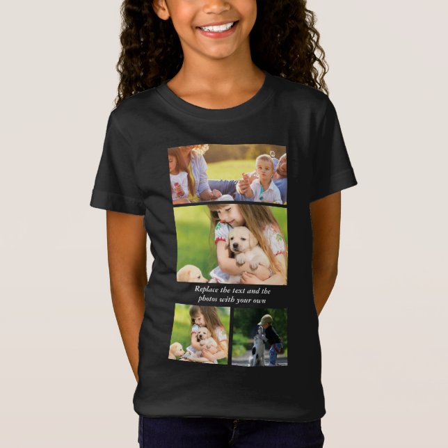 Replace text and photos with your own T-Shirt (Front)