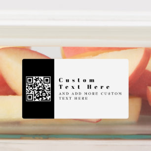 Replace w/Your Own QR code   Modern Waterproof
