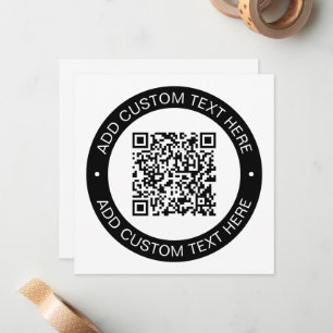 Replace with Your Own Uploaded QR code or Image Card