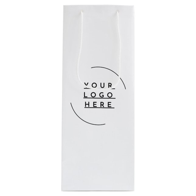 Replace your logo wine gift bag (Front)