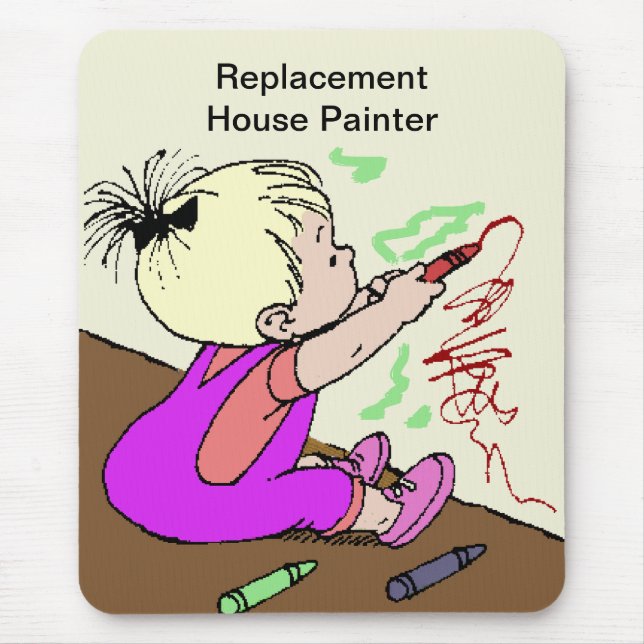 Replacement House Painter Mouse Mat (Front)