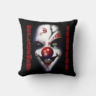 Replacement Surgeon - Evil Clown Cushion