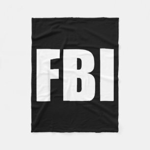 Replica Agent Inspector Funny Halloween Costume Fleece Blanket
