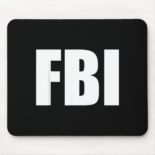 Replica Agent Inspector Funny Halloween Costume Mouse Mat (Front)