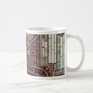Replica city map of Delft 1649 Coffee Mug