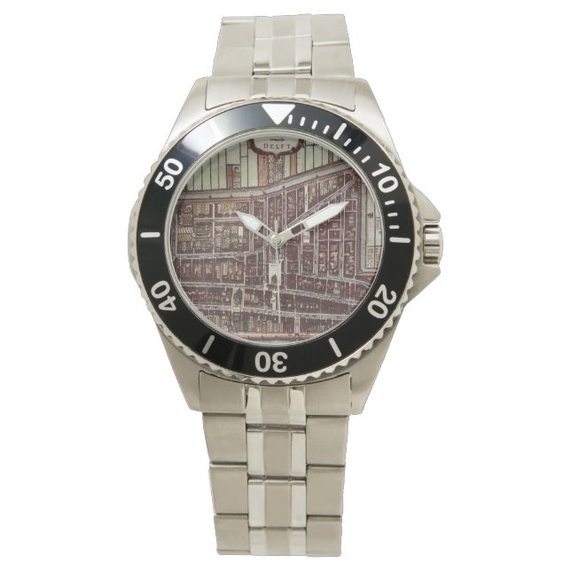 Replica city map of Delft from 1649 Watch (Front)