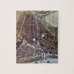 Replica city map of Rotterdam 1652 Jigsaw Puzzle