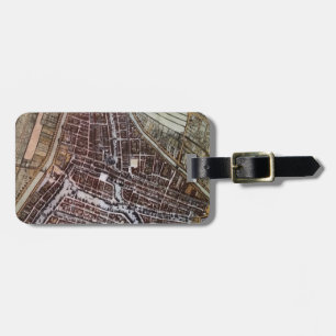 Replica city map of Rotterdam 1652 Luggage Tag