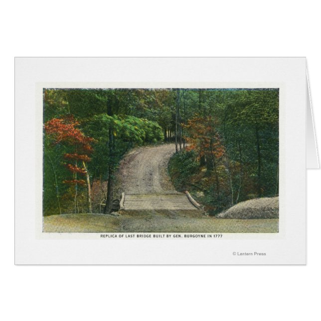 Replica of Gen Burgoyne's Last Bridge (Front Horizontal)