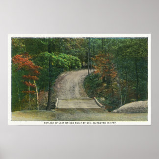 Replica of Gen Burgoyne's Last Bridge Poster