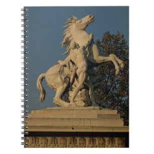 Replica of one of the two 'Marly Horses' originall Notebook