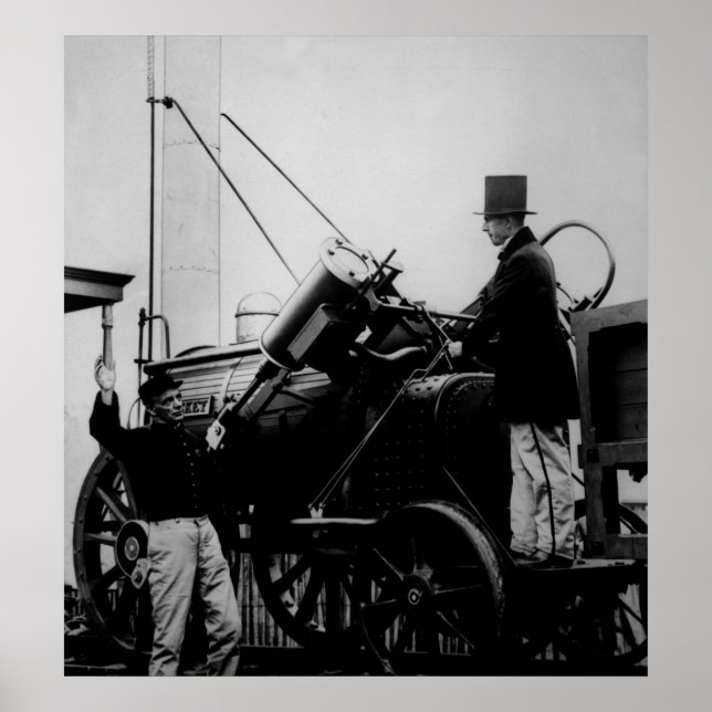 Replica of Stephenson's Rocket, 1929 Poster (Front)