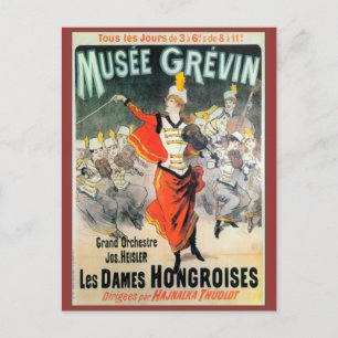 Replica Vintage advertising, Musee Grevin Postcard