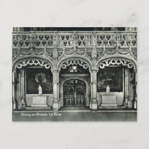 Replica vintage, Bourg en Bresse, Le Brou Postcard