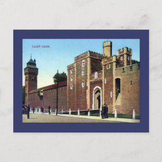 Replica Vintage Image, Cardiff Castle Postcard