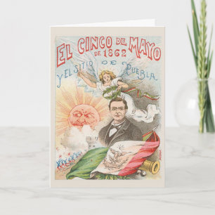 Replica Vintage image, Cinco del Mayo 1862 Card