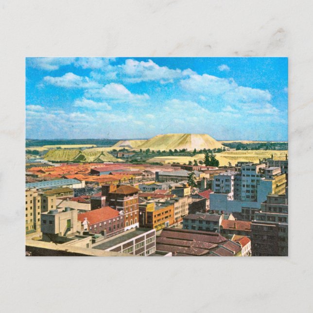 Replica  Vintage Johannesburg, Gold mines Postcard (Front)