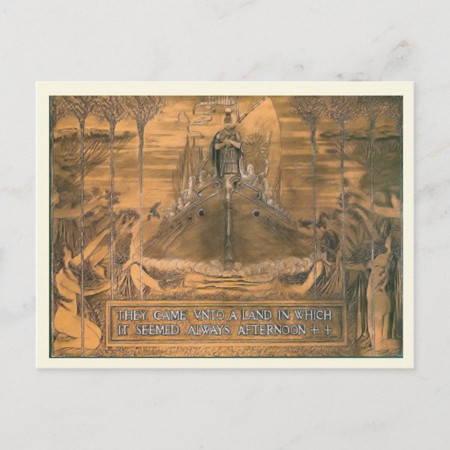 Replica Vintage postcard, Copper engraving Postcard (Front)