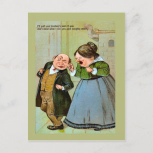Replica Vintage postcard, Humour, Couple 1 Postcard
