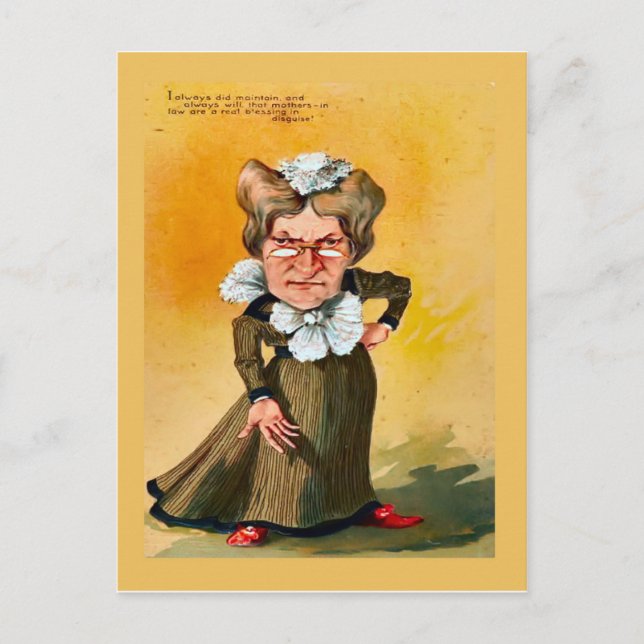 Replica Vintage postcard, Humour, Couple 1 Postcard (Front)