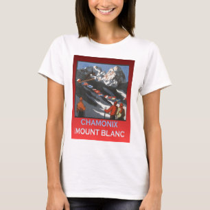 Replica Vintage winter sports, ski poster T-Shirt