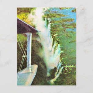Replica Vintage Zambezi River, Victoria Falls Postcard