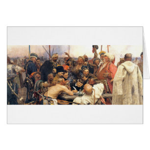 Reply of the Ukrainian Kozaky/Cossacks by Repin