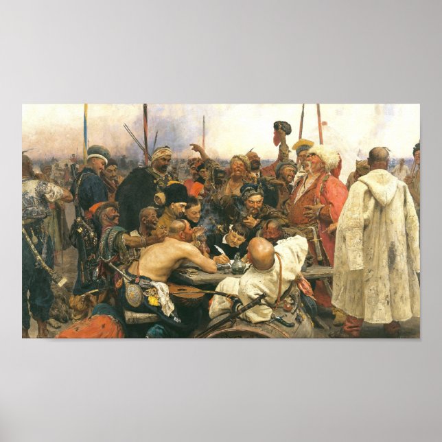 Reply of the Zaporozhian Cossacks ... - Customised Poster (Front)