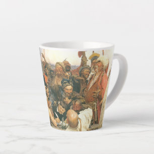Reply of the Zaporozhian Cossacks-Ilya Repin Small Latte Mug