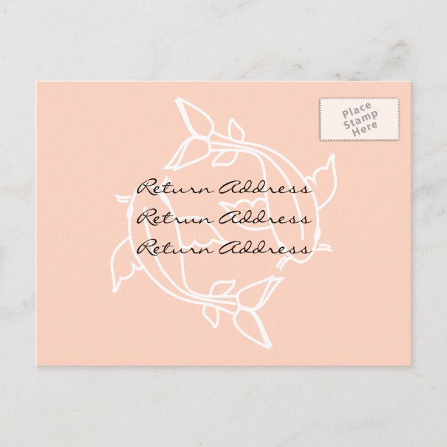 Reply Request Invitation Postcard (Front)