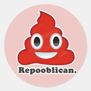 Repooblican Classic Round Sticker