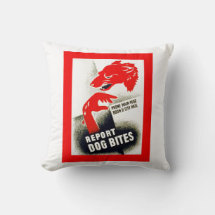 Report Dog Bites Cushion