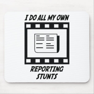 Reporting Stunts Mouse Mat