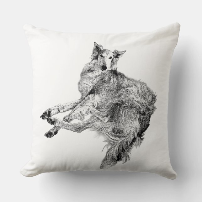 Repose in Form – Silken Windhound Cushion (Front)
