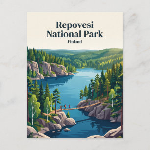 Repovesi National Park Finland Postcard