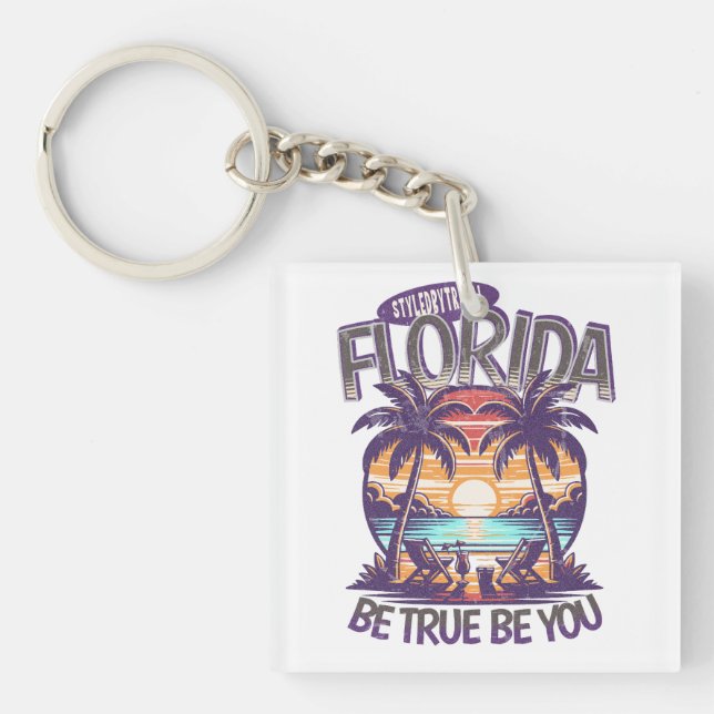 Represent Your State Key Ring (Front)