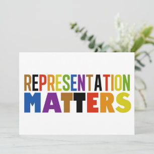 Representation Matters Rainbow Diversity Card