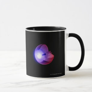 Representation of the structure of the eye mug