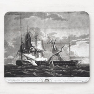 Representation of the US frigate, Mouse Mat