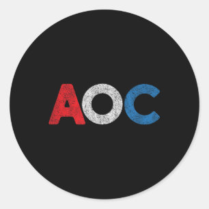 Representative Alexandria Ocasio-cortez Aoc Classic Round Sticker