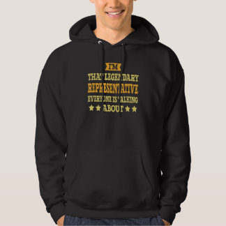 Representative Job Title Employee Worker Represent Hoodie