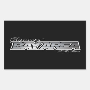 Representin' The Bay Area Rectangular Sticker