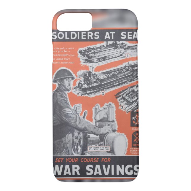 Reprint of British wartime poster. Case-Mate iPhone Case (Back)